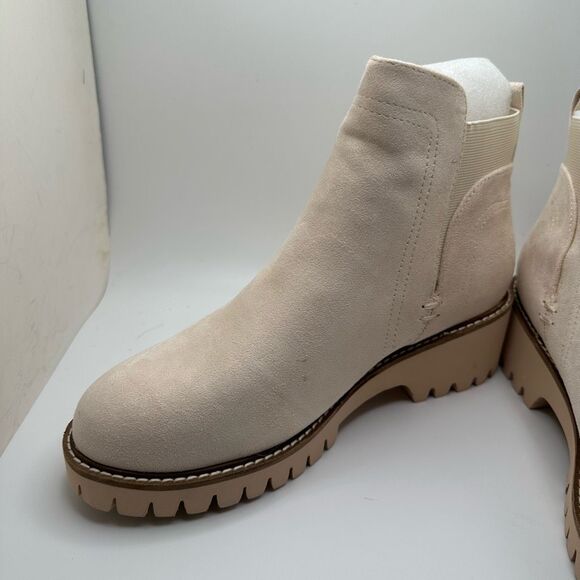 CUSHIONAIRE Women's Parade boot +Memory Foam 9 WIDE BONE NEW - Picture 7 of 7